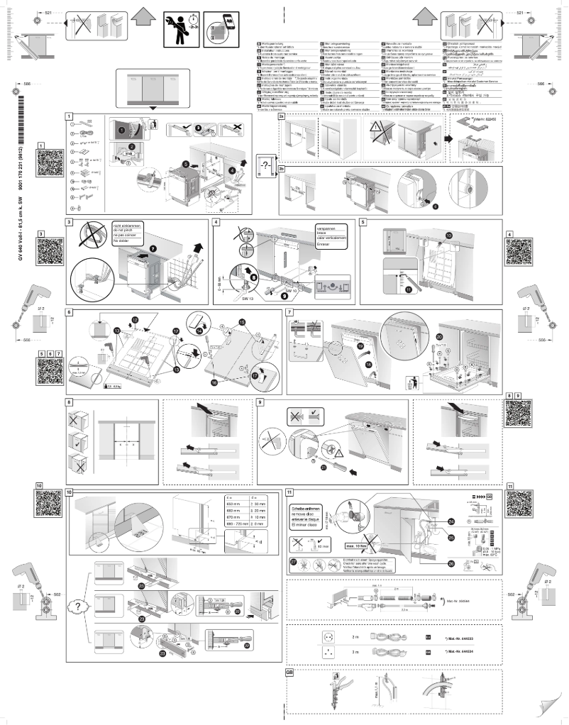 Page 1 de la notice Manuel utilisateur Bosch SMV93M30NL