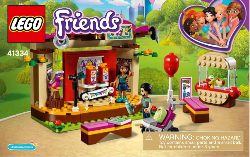 Página 1 del manual Instrucciones visuales Lego Friends 41334