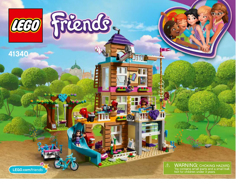 Page 1 de la notice Manuel utilisateur Lego Friends 41340
