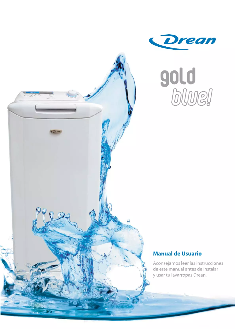 Page 1 de la notice Manuel utilisateur Drean Gold Blue! 10.6