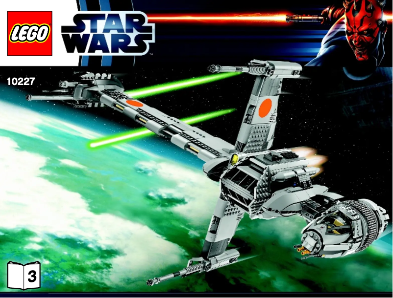 Page 1 de la notice Manuel utilisateur Lego B-Wing Starfighter (TM)
