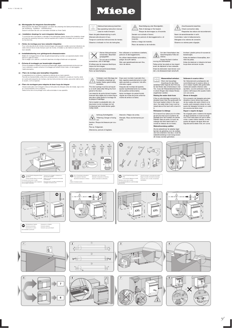 Image de la première page du manuel de l'appareil PFD 103 SCi XXL