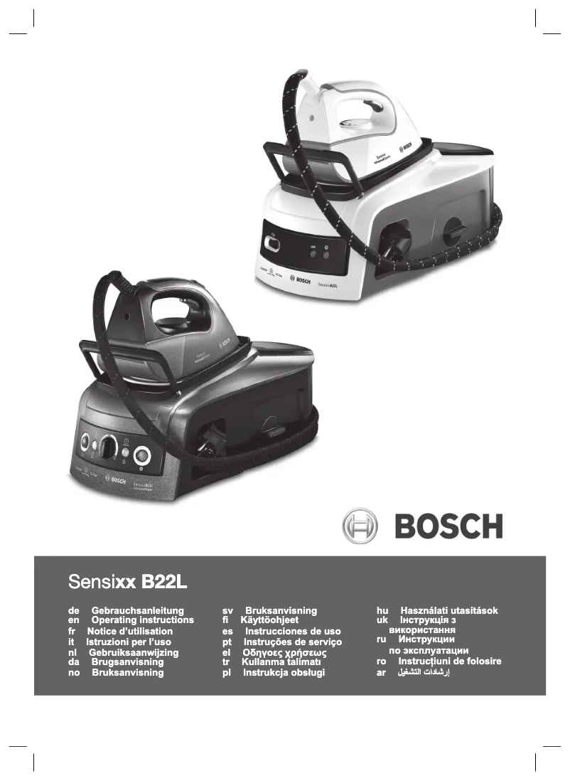 Página 1 del manual Manual de usuario Bosch Sensixx B22L TDS2210