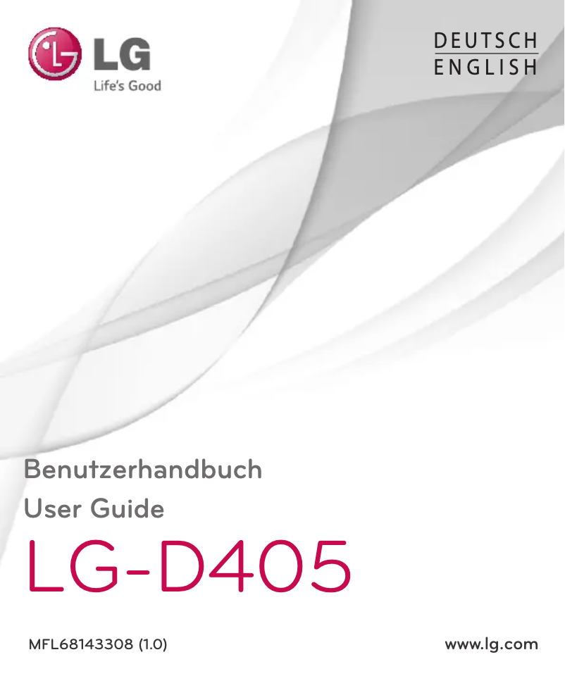 Page n°1 - Manuel utilisateur LG D405 L90