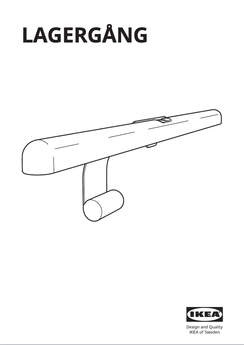 Image de la première page du manuel de l'appareil LAGERGÅNG 405.424.30