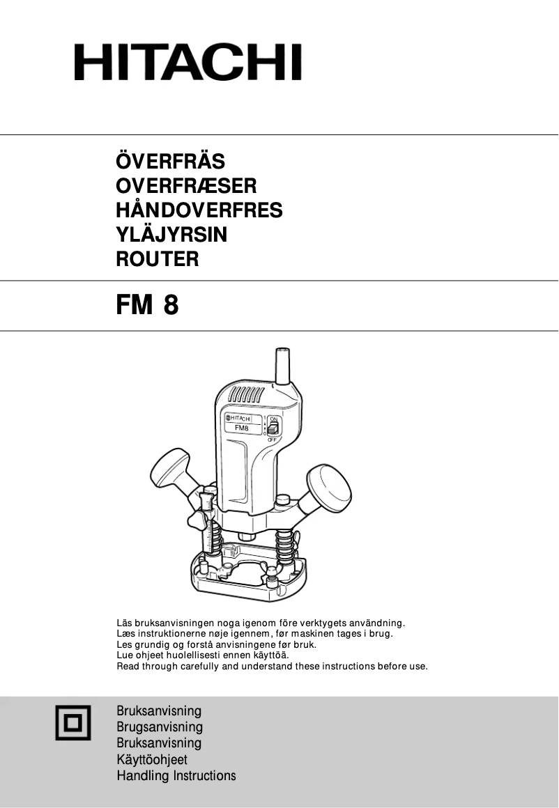 Imagen de la primera página del manual del dispositivo FM8