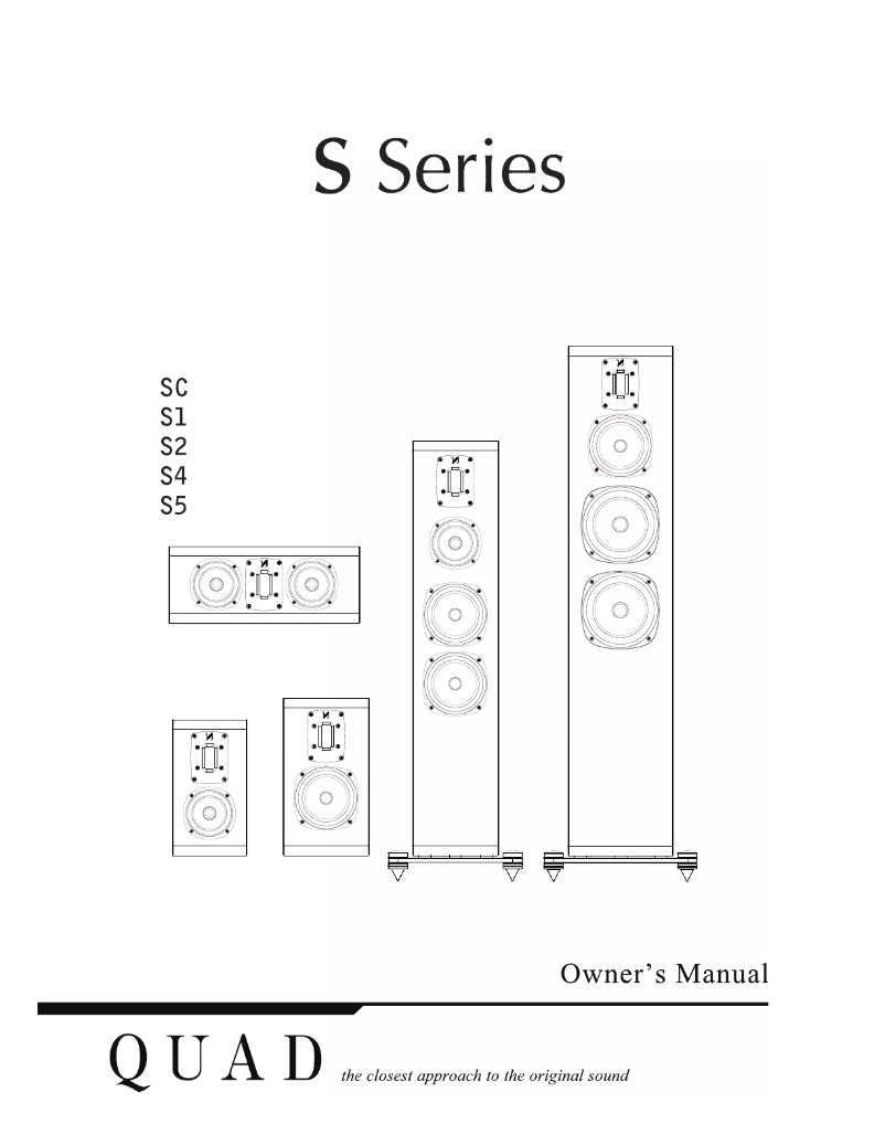 Image de la première page du manuel de l'appareil S-1