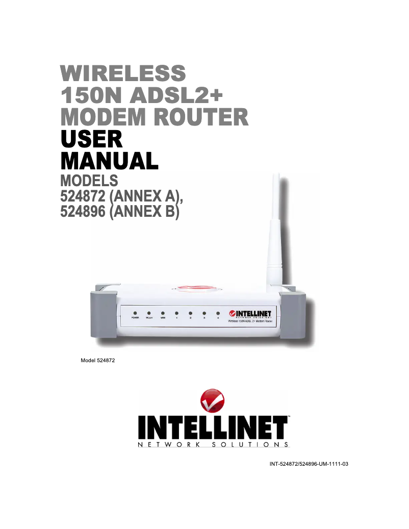 Página 1 del manual Manual de usuario Intellinet 524872