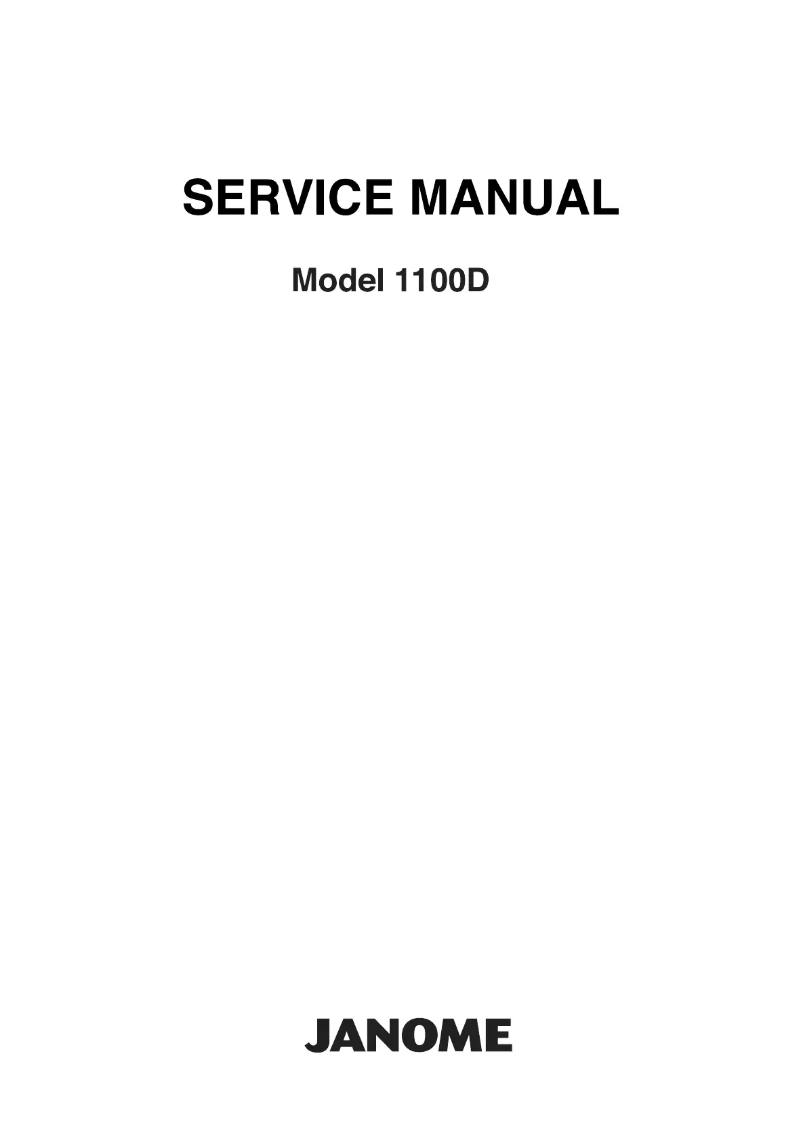 Image de la première page du manuel de l'appareil 1100D