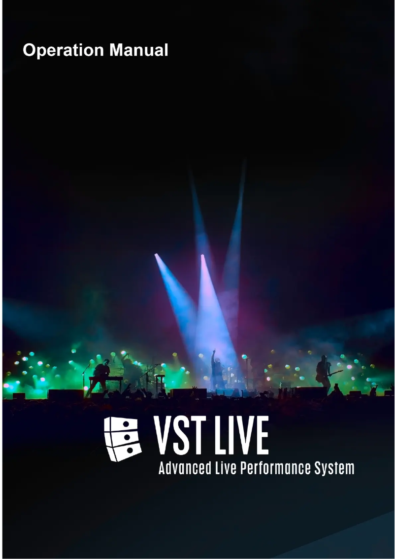 Page n°1 - Manuel utilisateur Steinberg VST Live 1.1