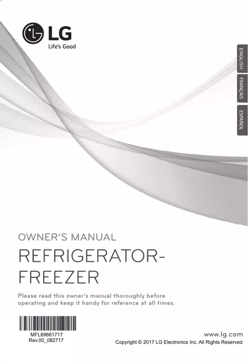 Page 1 de la notice Manuel utilisateur LG GB30BVP