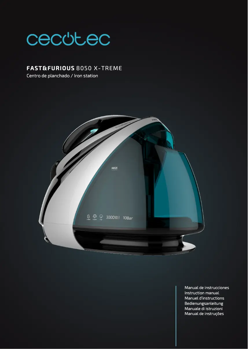 Image de la première page du manuel de l'appareil Fast&Furious 8050 X-Treme