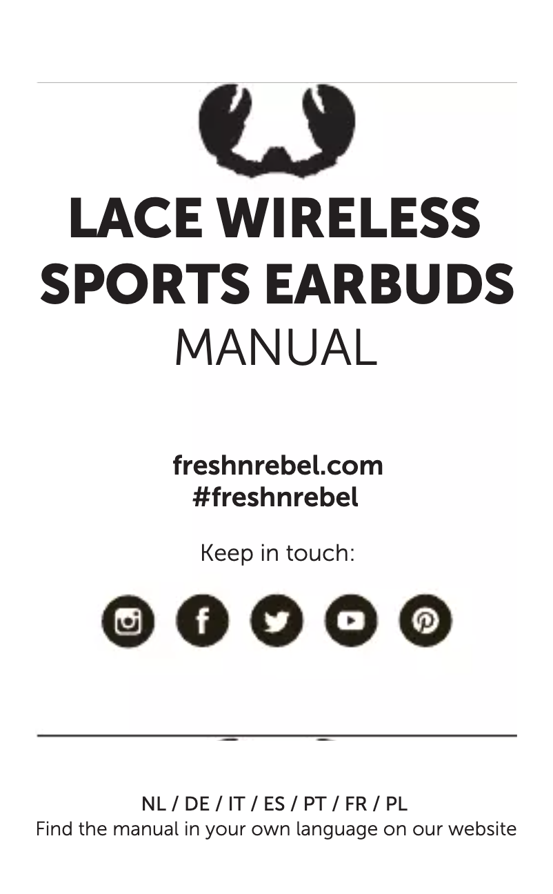 Page 1 de la notice Manuel utilisateur Fresh 'n Rebel 3EP200IN