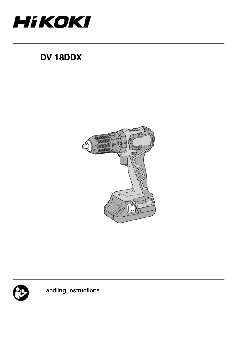 Image de la première page du manuel de l'appareil DV18DDX