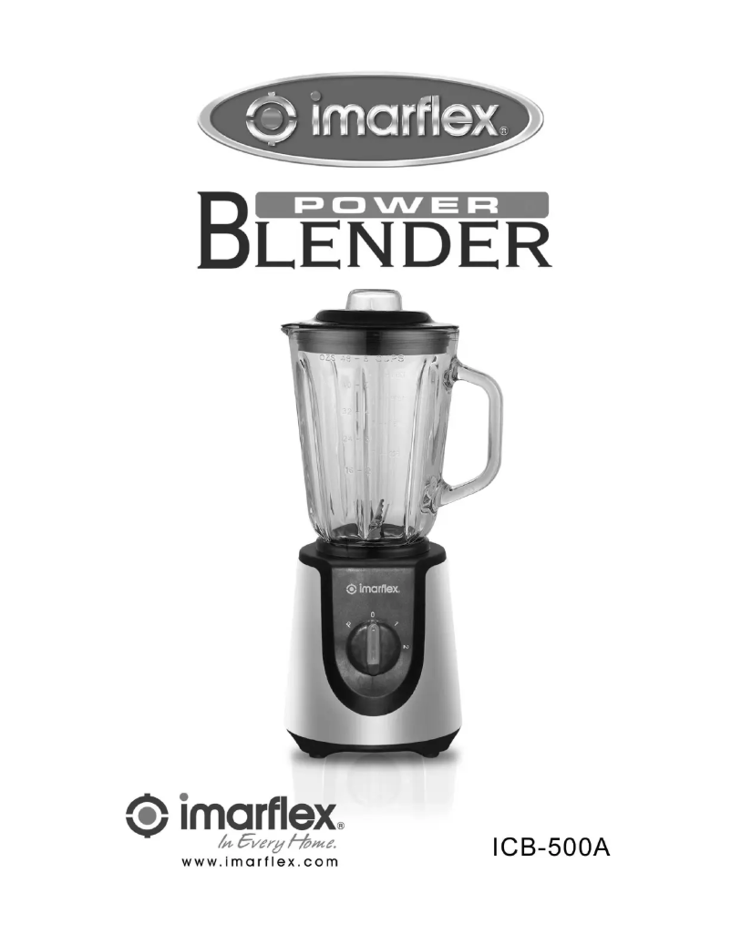 Page 1 de la notice Manuel utilisateur Imarflex ICB-500A