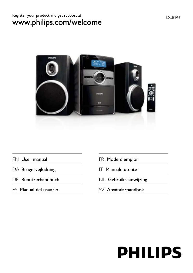 Image de la première page du manuel de l'appareil DCB146