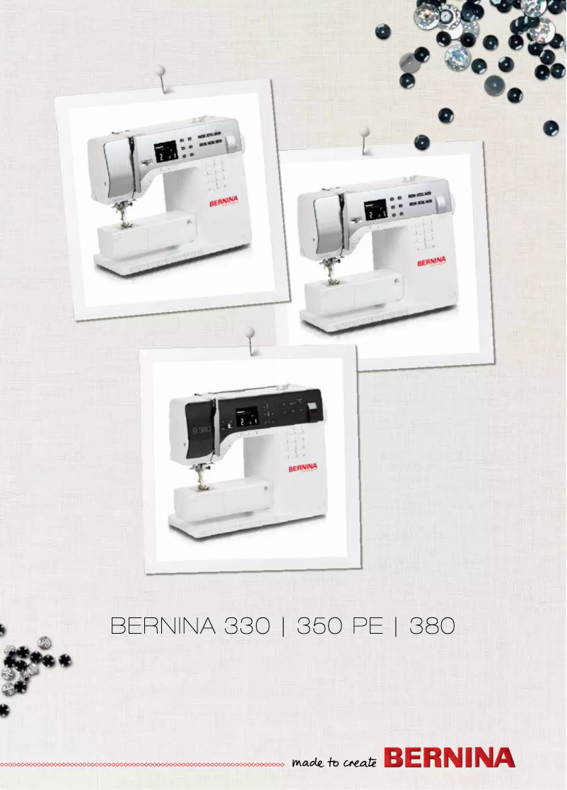 Page n°1 - Manuel utilisateur Bernina 330