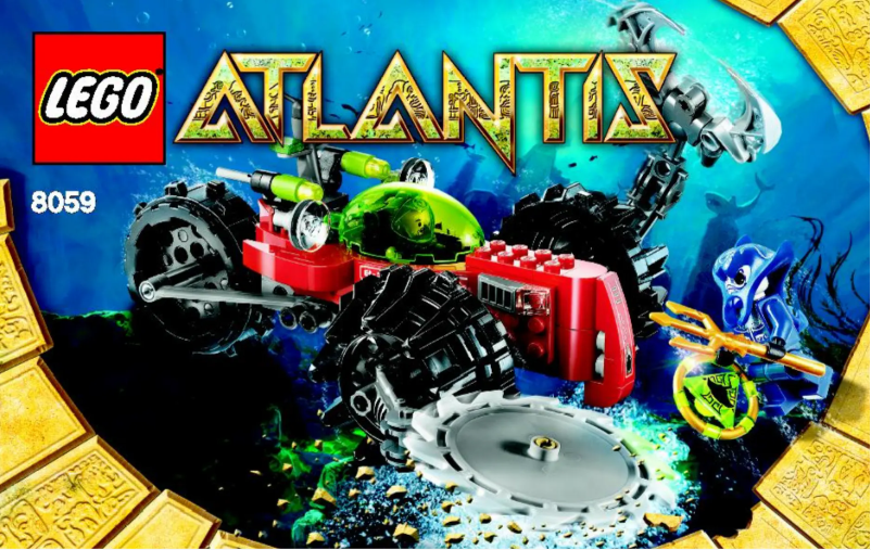Page 1 de la notice Manuel utilisateur Lego Atlantis 8059