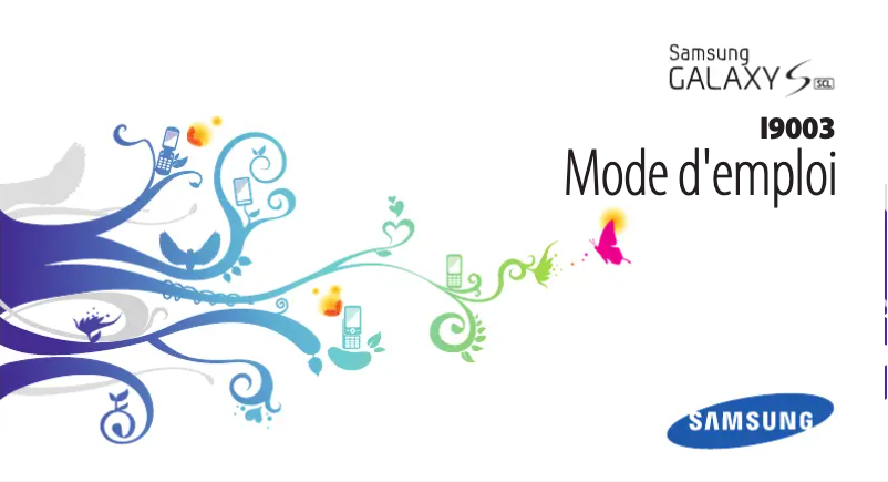 Page n°1 - Manuel utilisateur Samsung Galaxy SL GT-I9003