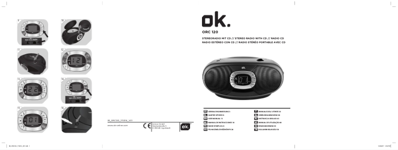 Image de la première page du manuel de l'appareil ORC 120