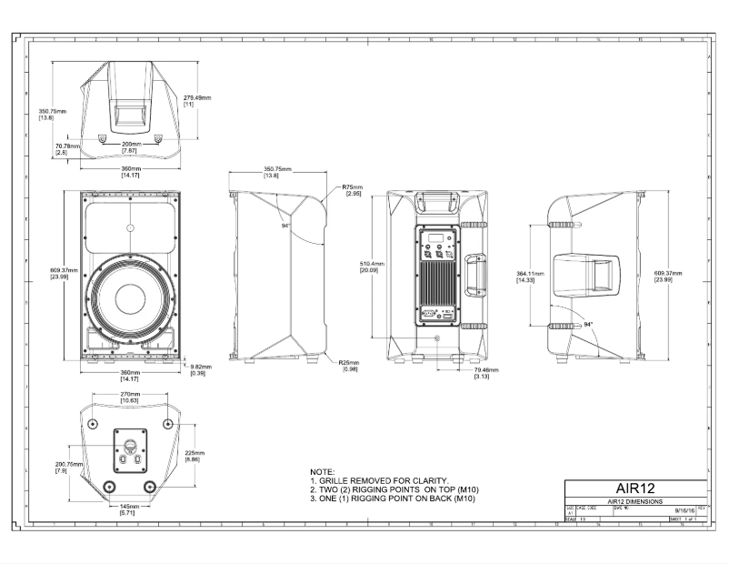 Image de la première page du manuel de l'appareil AIR12