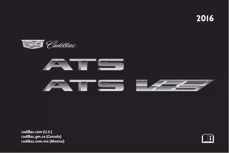Imagen de la primera página del manual del dispositivo ATS-V Sedan (2016)
