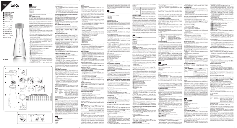 Page n°1 - Manuel utilisateur Laica Flow n'go BO1AA01