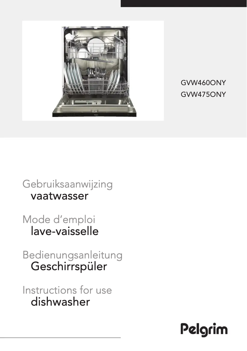 Page 1 de la notice Manuel utilisateur Pelgrim GVW460