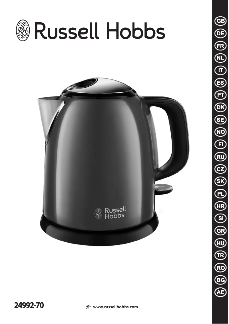 Página 1 del manual Manual de usuario Russell Hobbs 24992-70