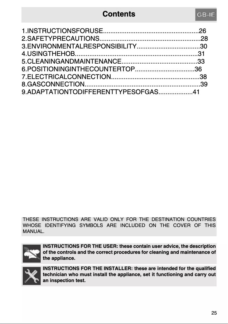 Page 1 de la notice Manuel utilisateur Smeg SR764XRW