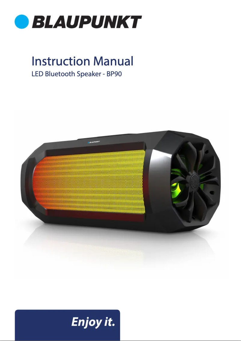 Image de la première page du manuel de l'appareil BP90