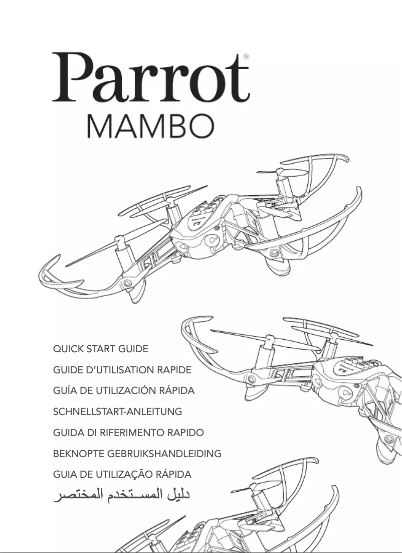 Imagen de la primera página del manual del dispositivo Mambo FPV