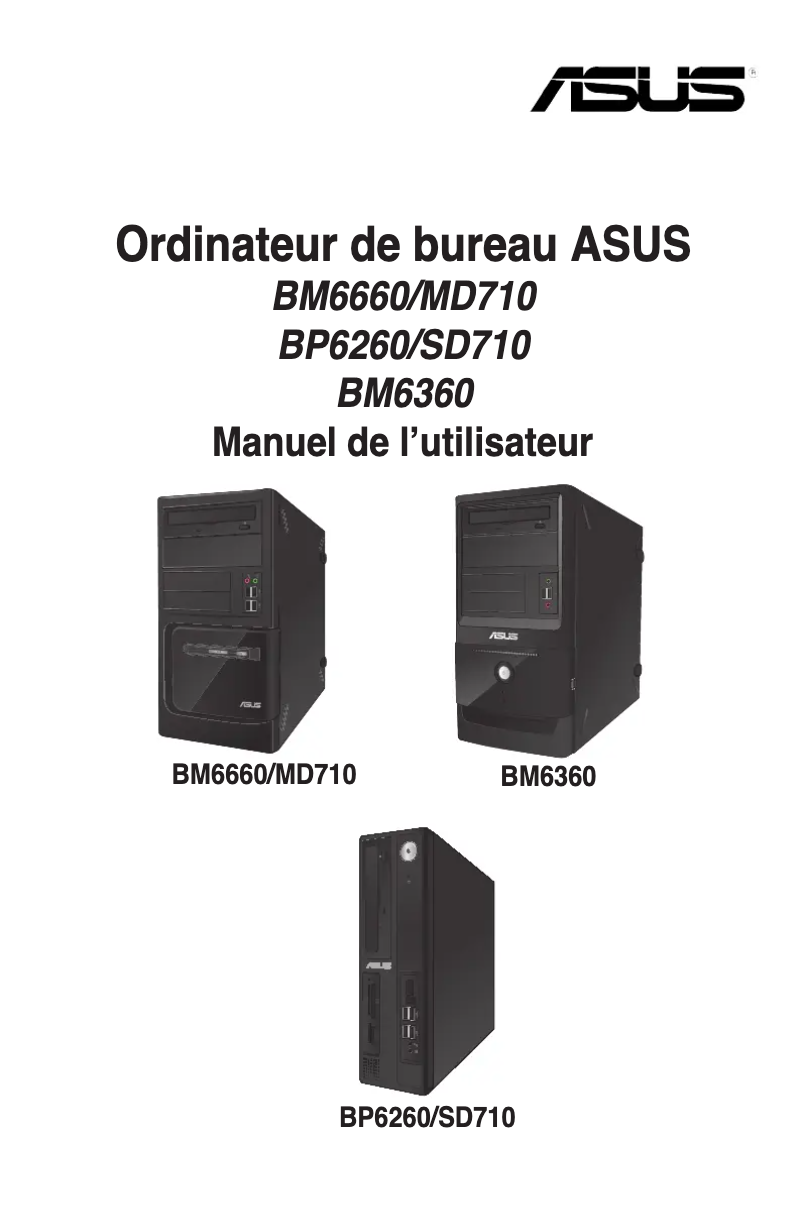 Page n°1 - Manuel utilisateur Asus BM6660
