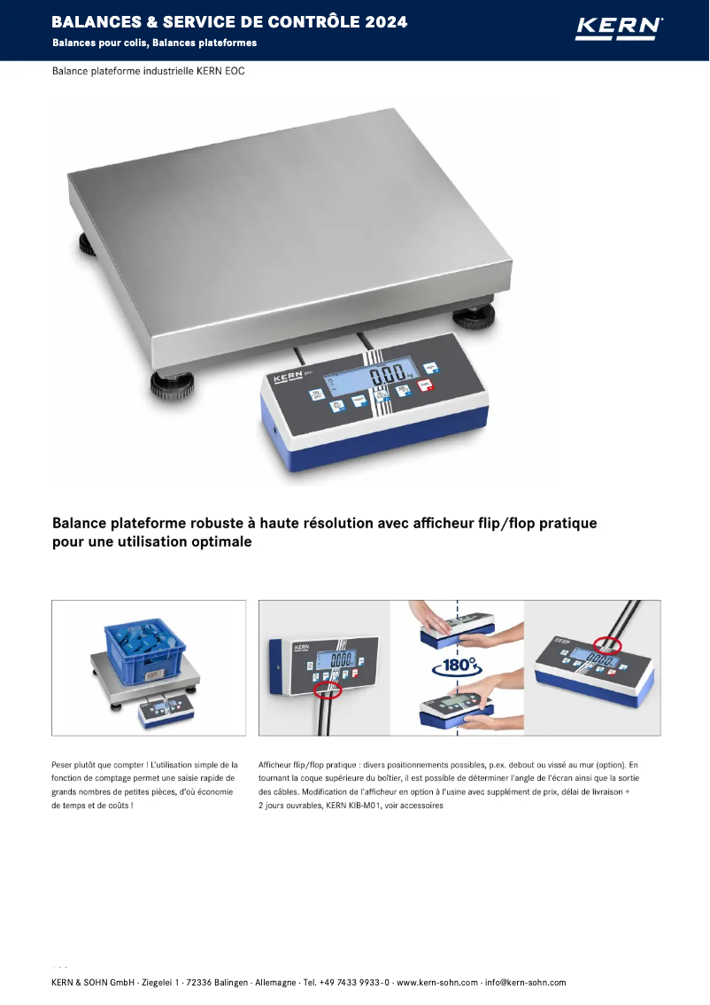 Page n°1 - Brochure Kern EOC 6K-3