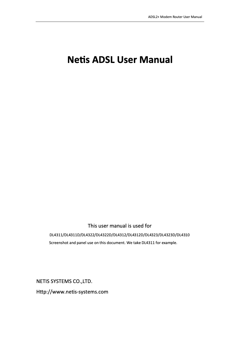 Image de la première page du manuel de l'appareil DL4311