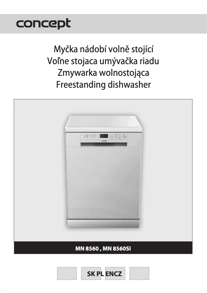 Page 1 de la notice Manuel utilisateur Concept MN-8560