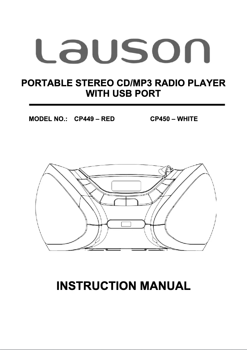 Página 1 del manual Manual de usuario Lauson CP450