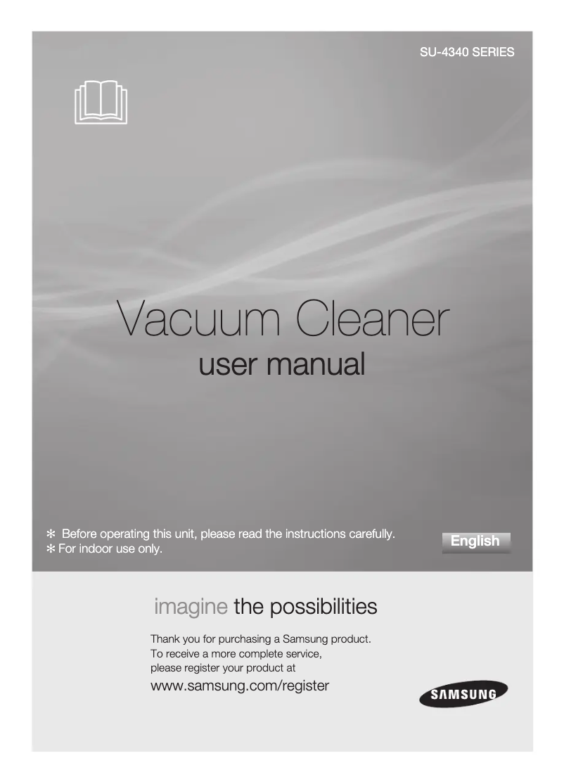 Page 1 de la notice Manuel utilisateur Samsung SU4341