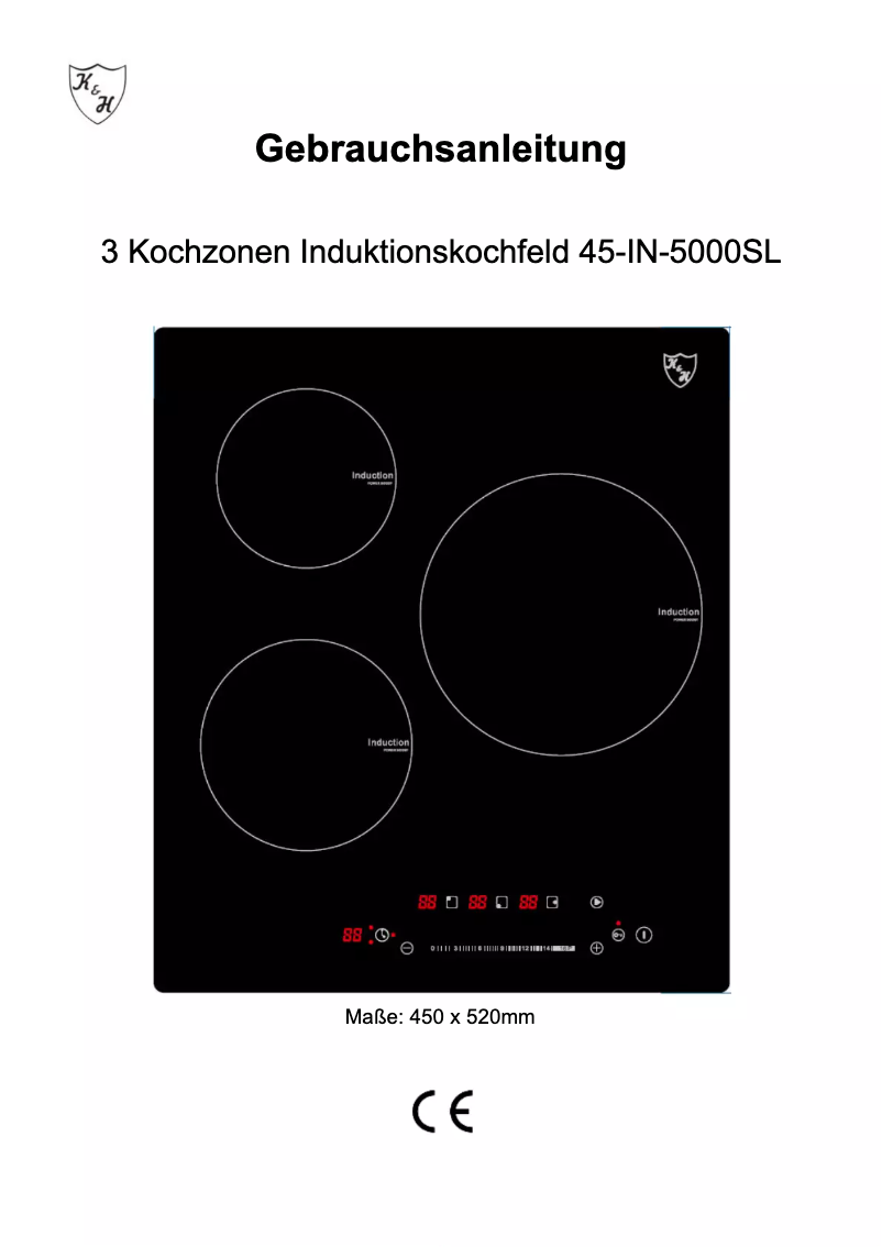 Page 1 de la notice Manuel utilisateur K&H 45-IN-5000SL