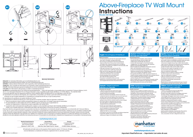 Page 1 de la notice Manuel utilisateur Manhattan 461825
