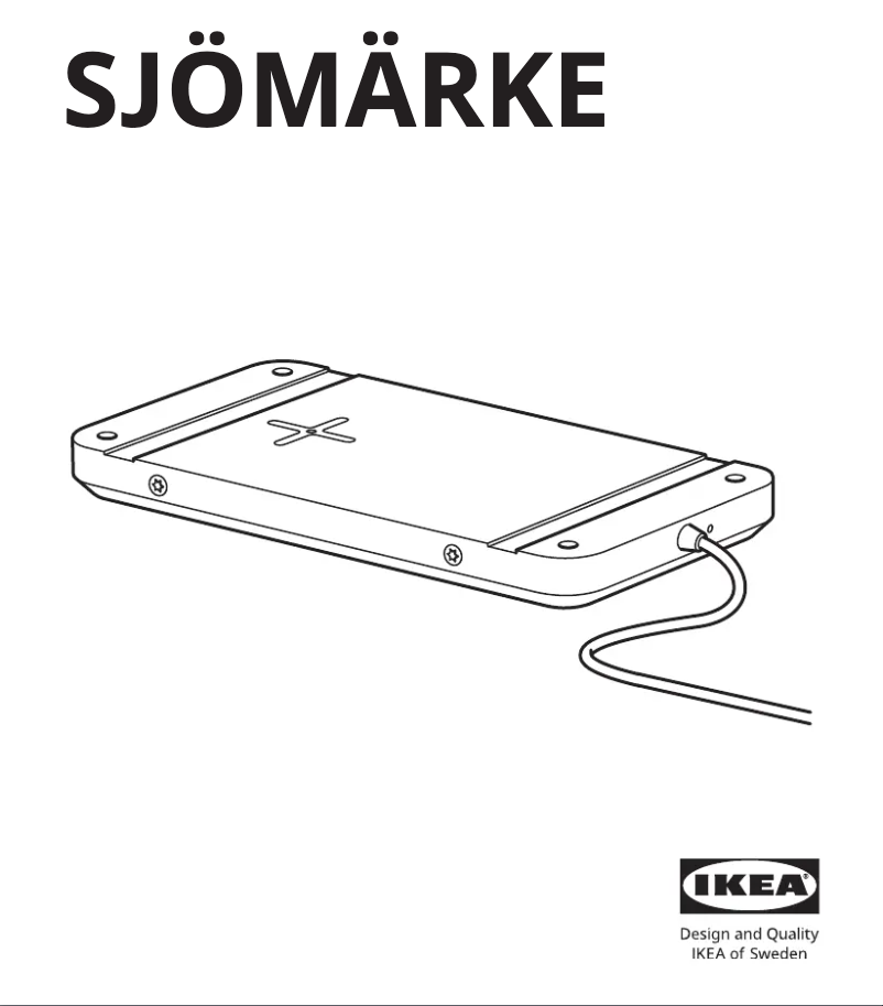 Page 1 de la notice Manuel utilisateur Ikea SJÖMÄRKE 705.163.97