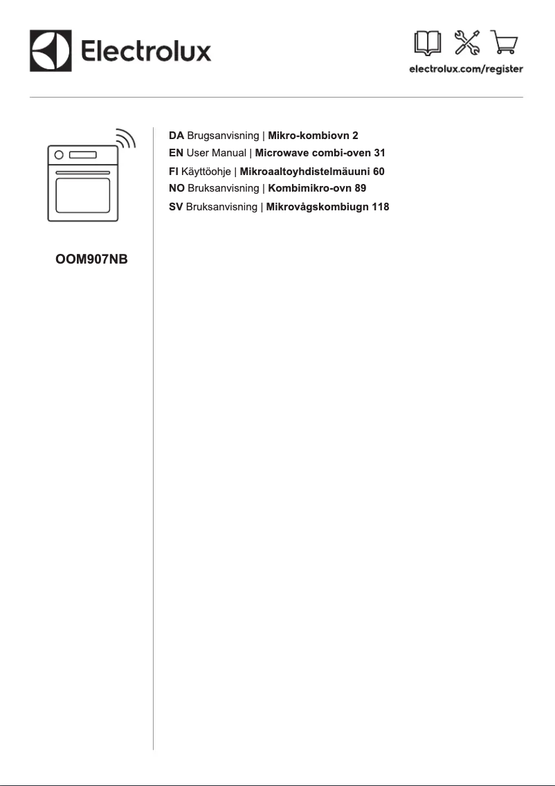 Image de la première page du manuel de l'appareil OOM907NB