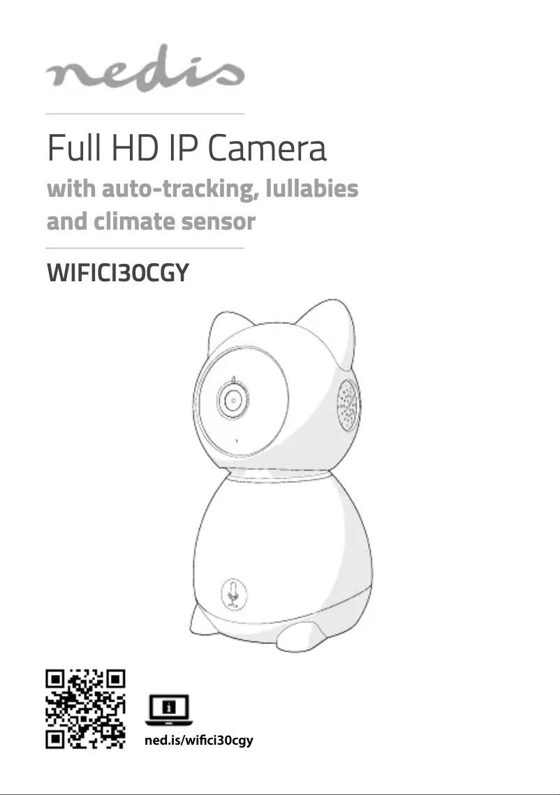 Page 1 de la notice Manuel utilisateur Nedis WIFICI30CGY