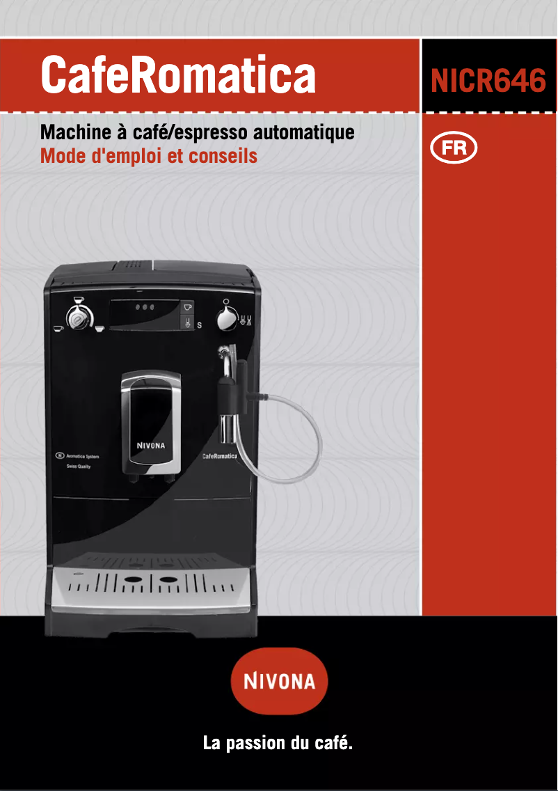 Image de la première page du manuel de l'appareil CafeRomatica 626