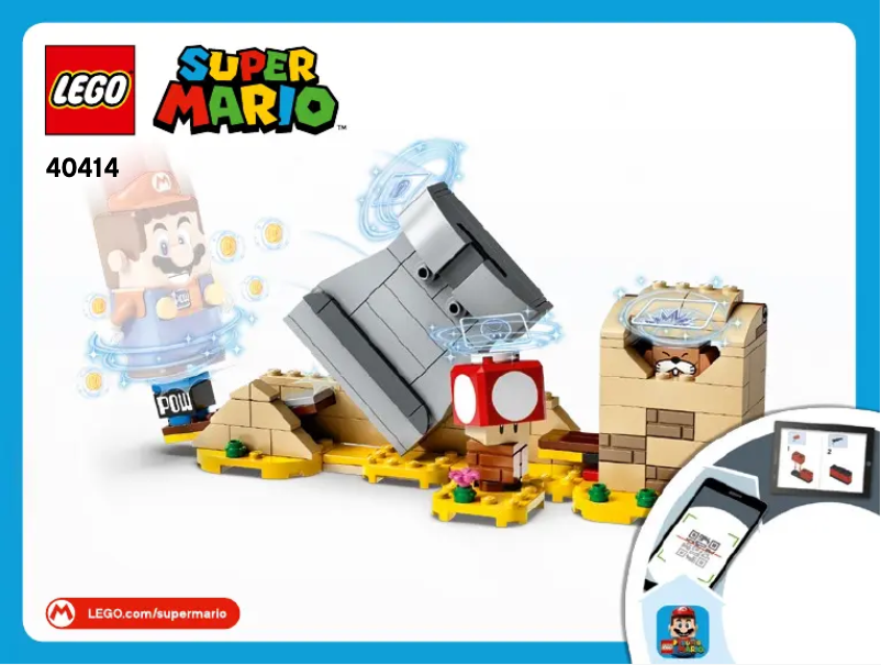Page 1 de la notice Manuel utilisateur Lego Super Mario 40414