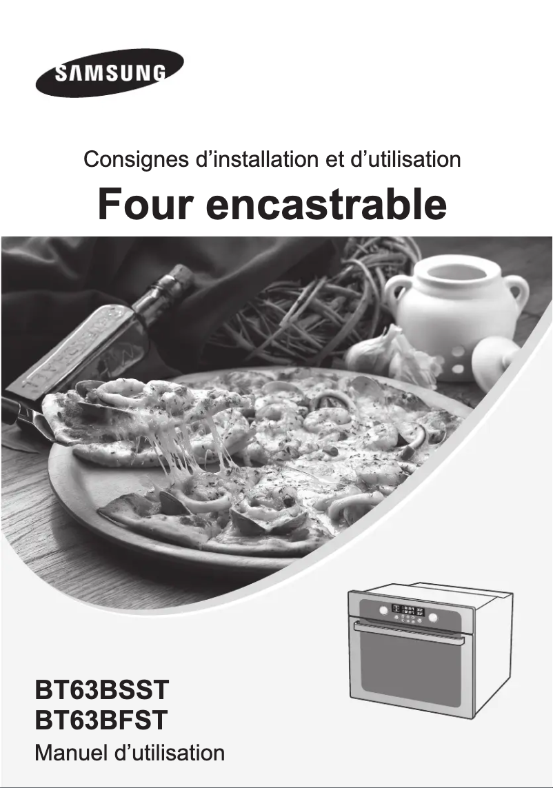 Image de la première page du manuel de l'appareil BT63BSST