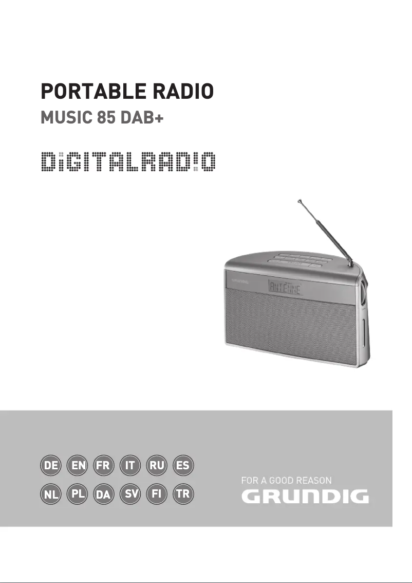 Page 1 de la notice Manuel utilisateur Grundig MUSIC 85 DAB plus