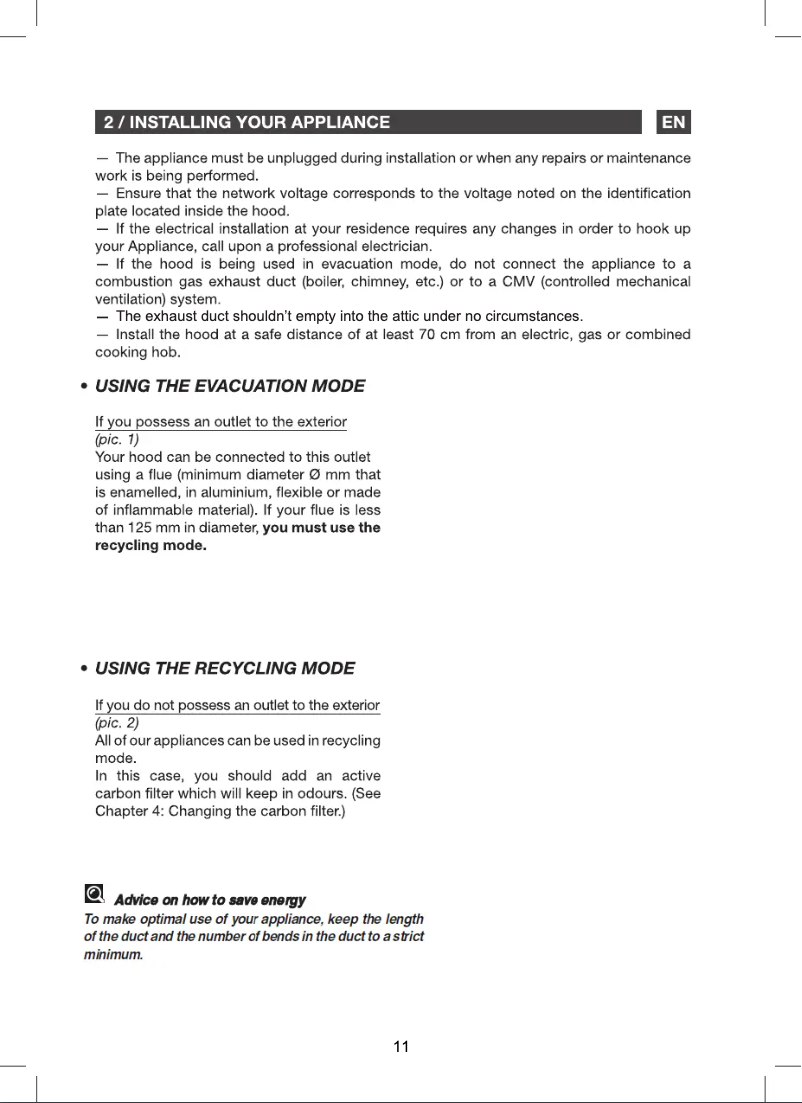 Page n°1 - Guide d'installation Brandt BHB1944IX