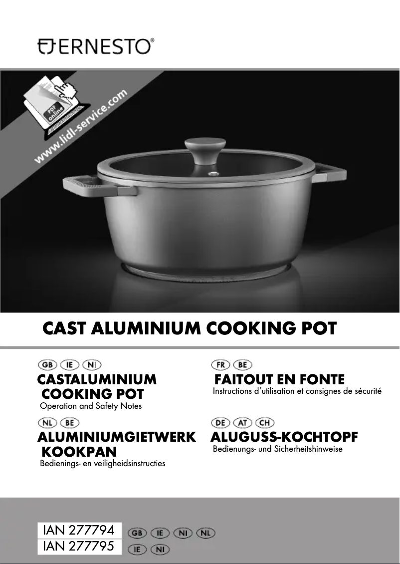 Página 1 del manual Manual de usuario Ernesto IAN 277794