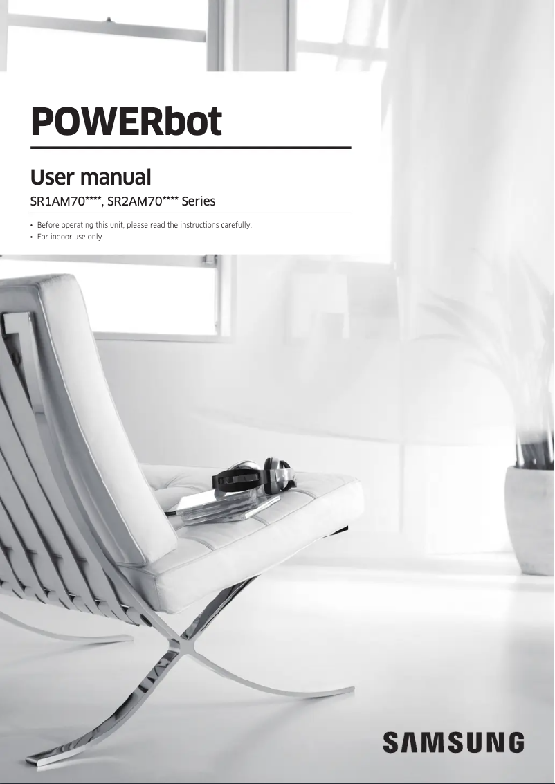 Image de la première page du manuel de l'appareil VR1AM7040W